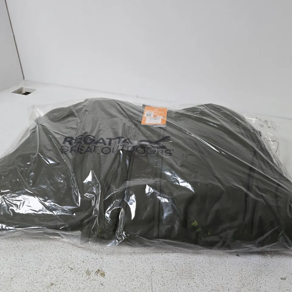 BOX OF APPROXIMATELY 8 BRAND NEW REGATTA RHODO COAT - DARK KHAKI - SIZE L