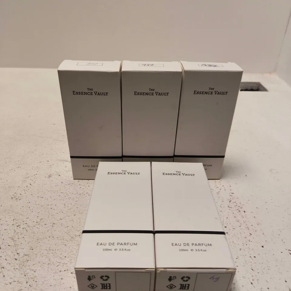 APPROXIMATELY 10 ASSORTED ESSENCE VAULT EAU DE PARFUM BOTTLES
