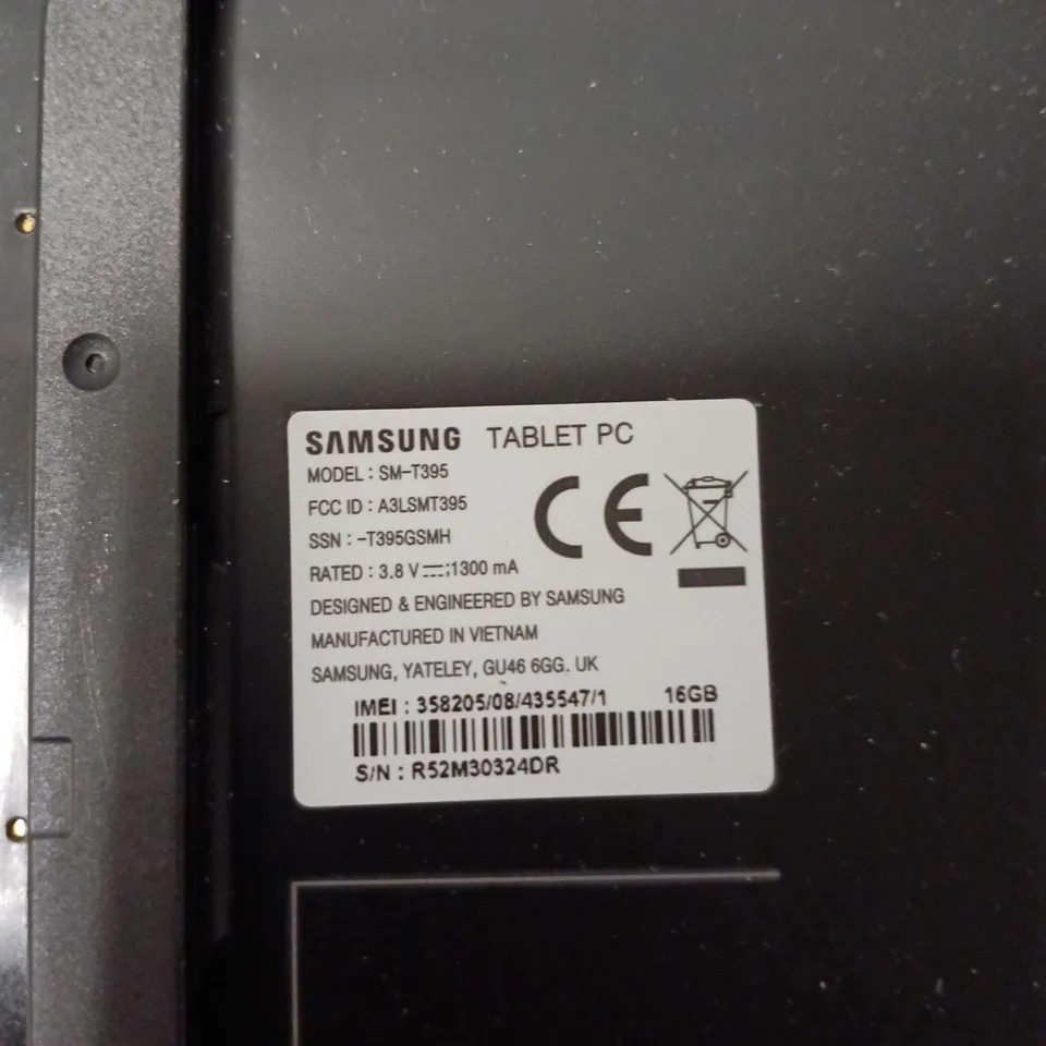 SAMSUNG GALAXY TAB A 8.0 SM-T395 TABLET PC – 16GB