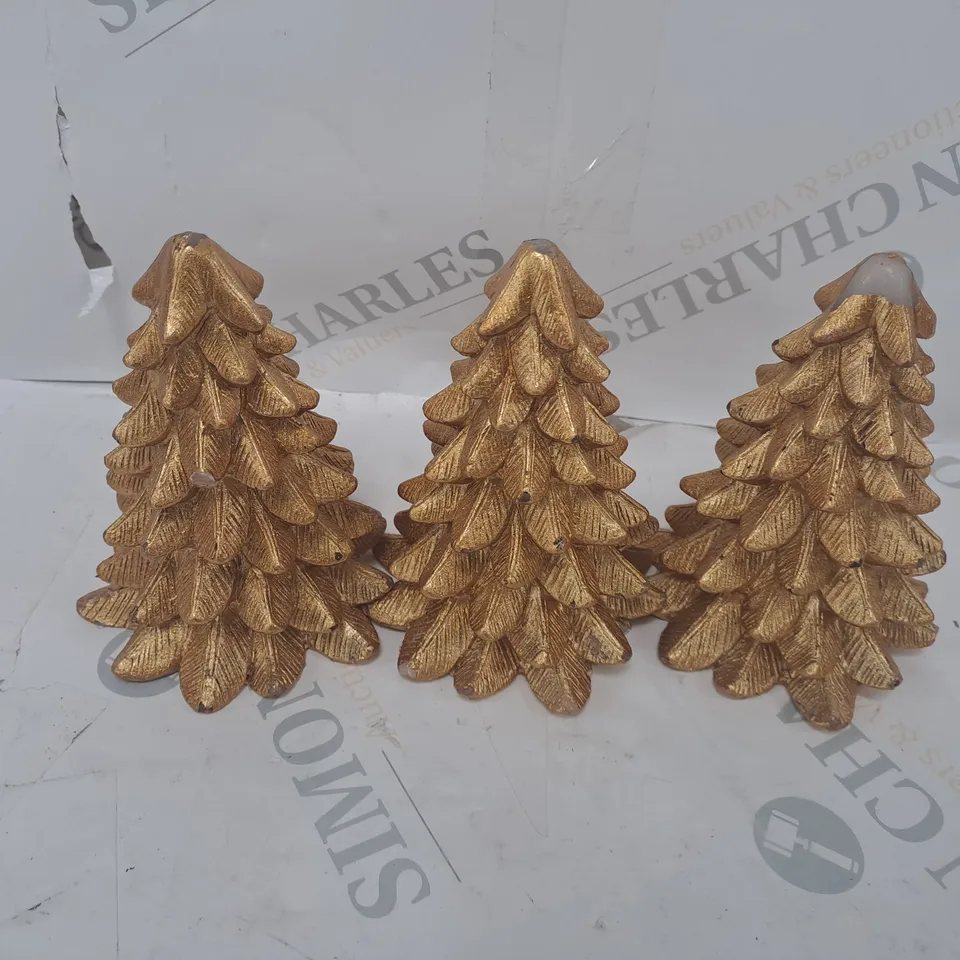 SET 3 LED TREE CANDLES 
