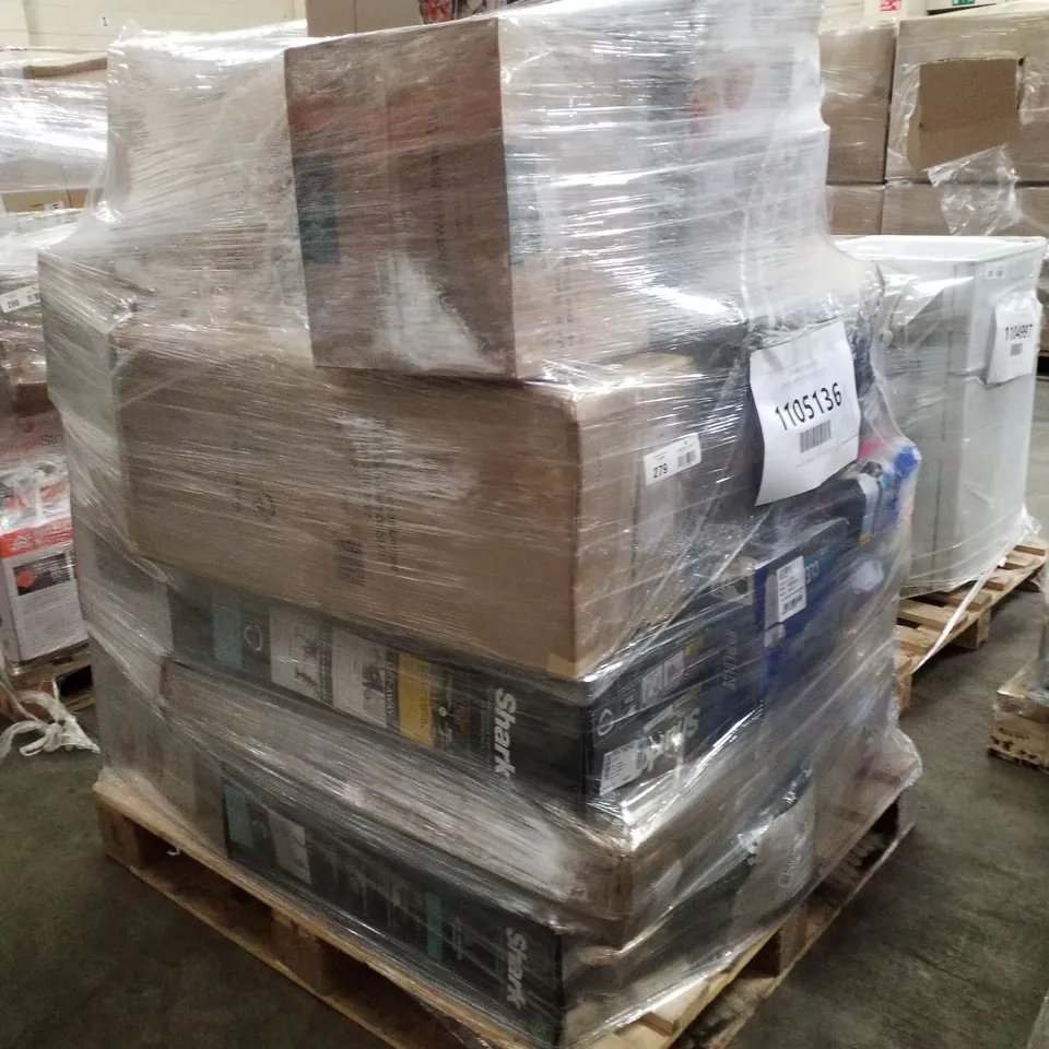 PALLET OF APPROXIMATELY 23 UNPROCESSED RAW RETURN HOUSEHOLD AND ELECTRICAL GOODS TO INCLUDE;