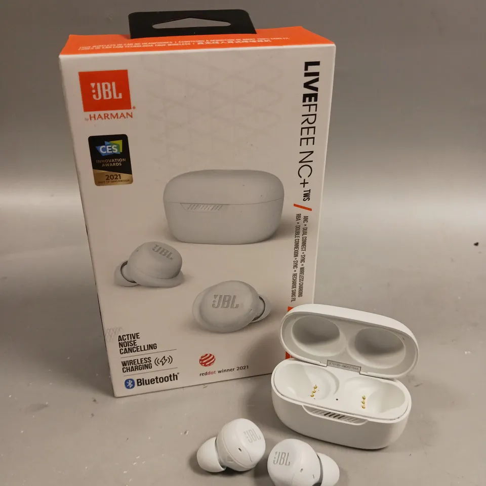 BOXED JBL LIVEFREE NC+ ACTIVE NOISE CANCELLING EARPHONES 