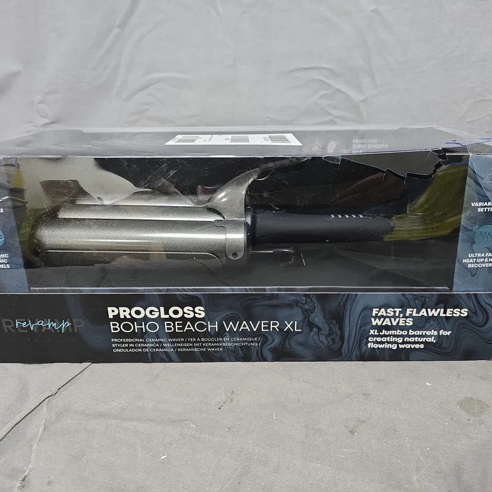 BOXED PROGLOSS BOHO BEACH WAVER XL RRP £69.99