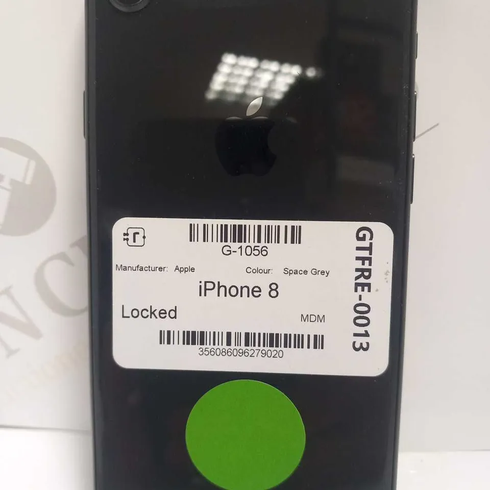 APPLE IPHONE 8 IN SPACE GREY - LOCKED TO ICLOUD