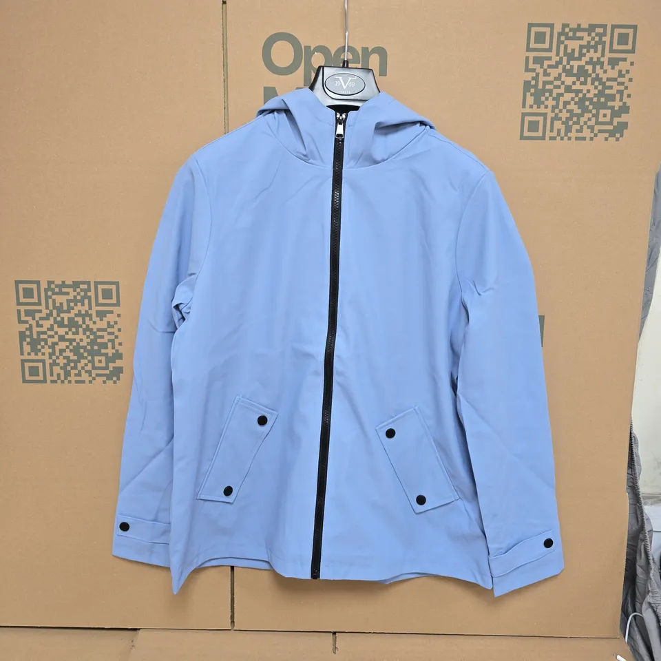LARGE QUANTITY OF LA MAREY WOMENS LIGHT BLUE RAINCOATS IN VARIOUS SIZES - COLLECTION ONLY 