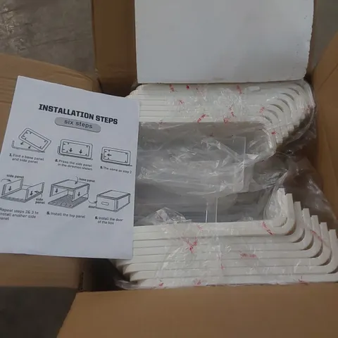 BOXED 8 PAIR SHOE STORAGE (1 BOX)