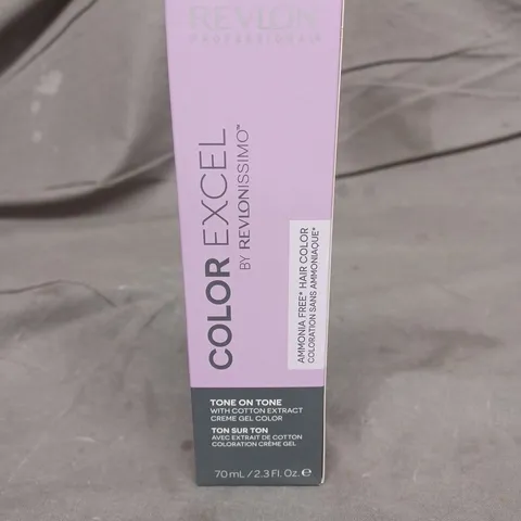 BOX OF APPROXIMATELY 30 REVLON COLOR EXCEL 70ML, 8.12 LIGHT ASH IRIDESCENT BLONDE