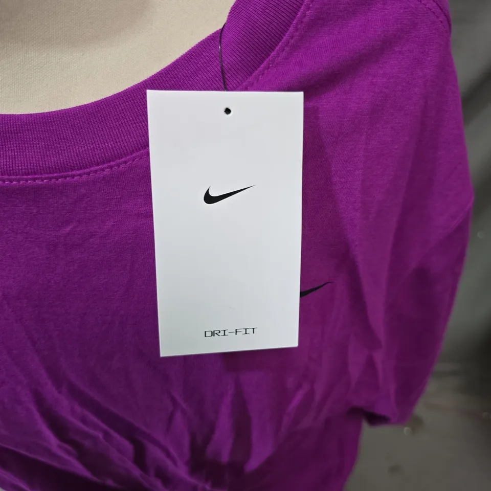 NIKE DRI-FIT MEN'S T‑SHIRT – PURPLE – SIZE L