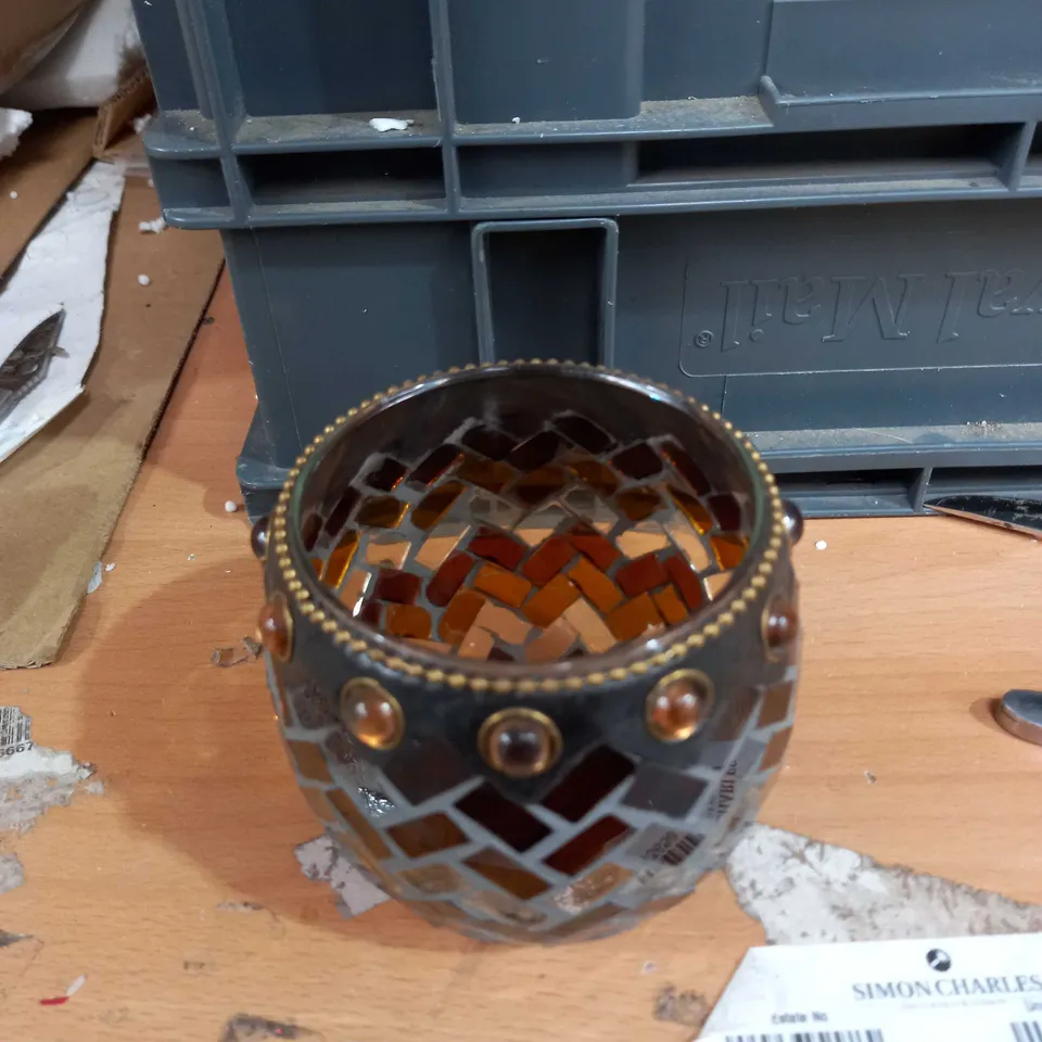 LOT OF 15 PCS OF MOSAIC GLASS LAMP SHADE