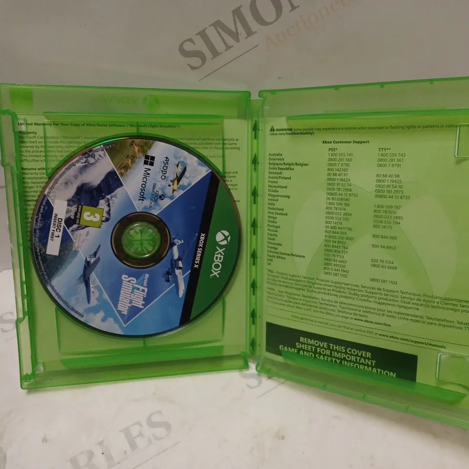 BOXED MICROSOFT FLIGHT SIMULATOR (XBOX SERIES X)
