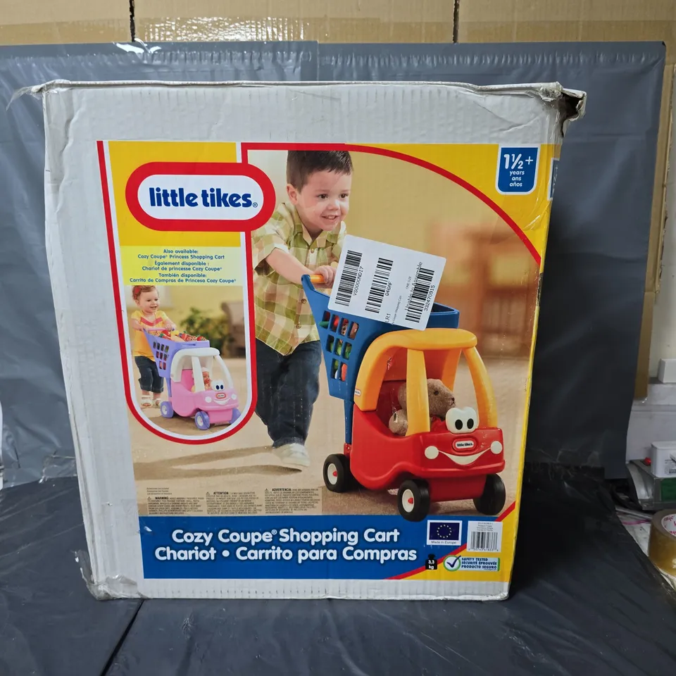 BOXED LITTLE TIKES COZY COUPE SHOPPING CART