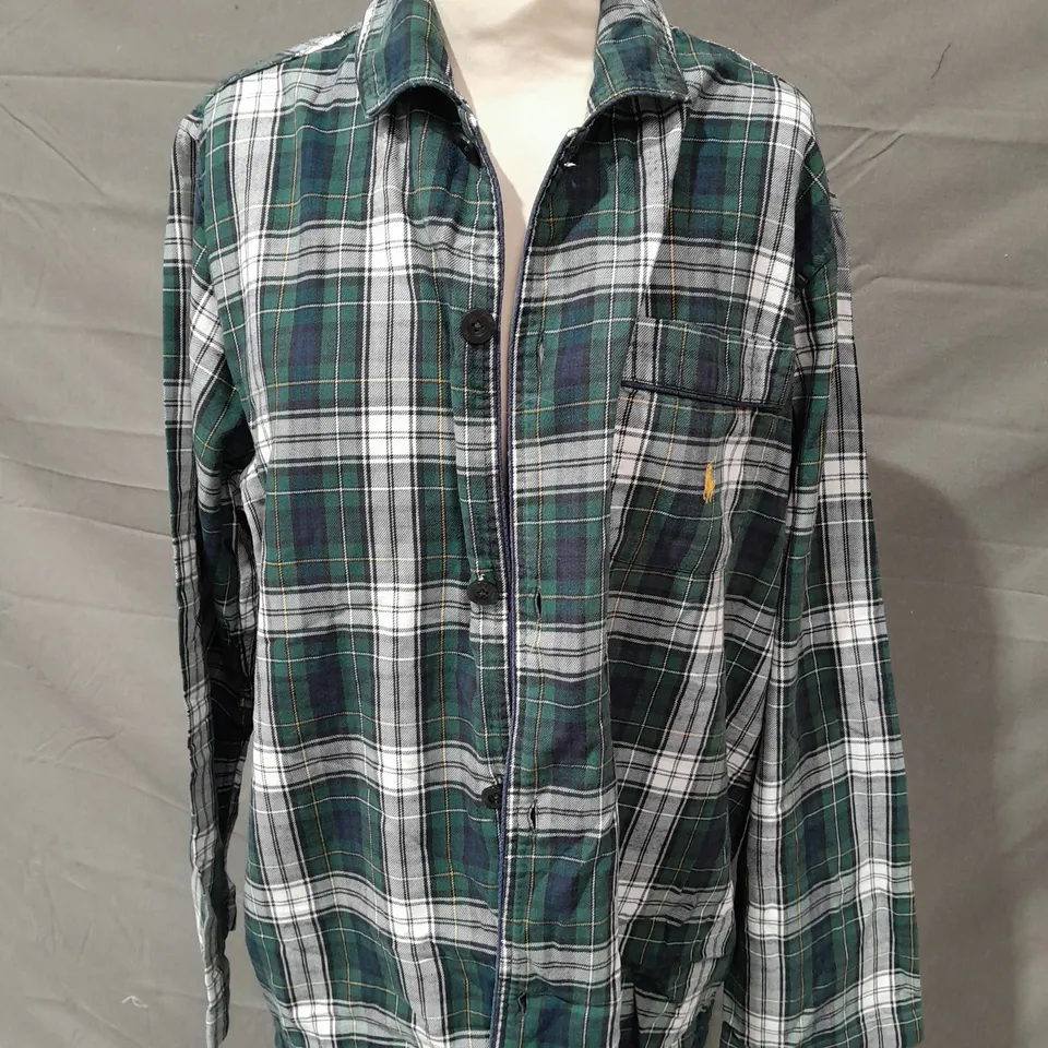 POLO RALPH LAUREN SHIRT IN GREEN - MEDIUM