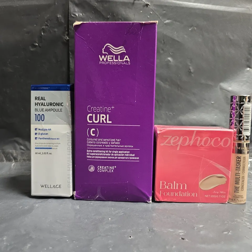 APPROXIMATELY 20 ASSORTED COSMETIC PRODUCTS TO INCLUDE RIMMEL, WELLA, ETC