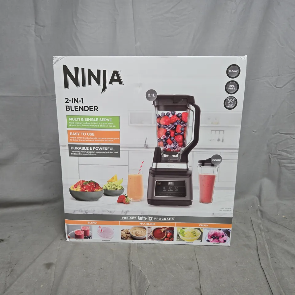 BOXED NINJA 2-IN-1 BLENDER 