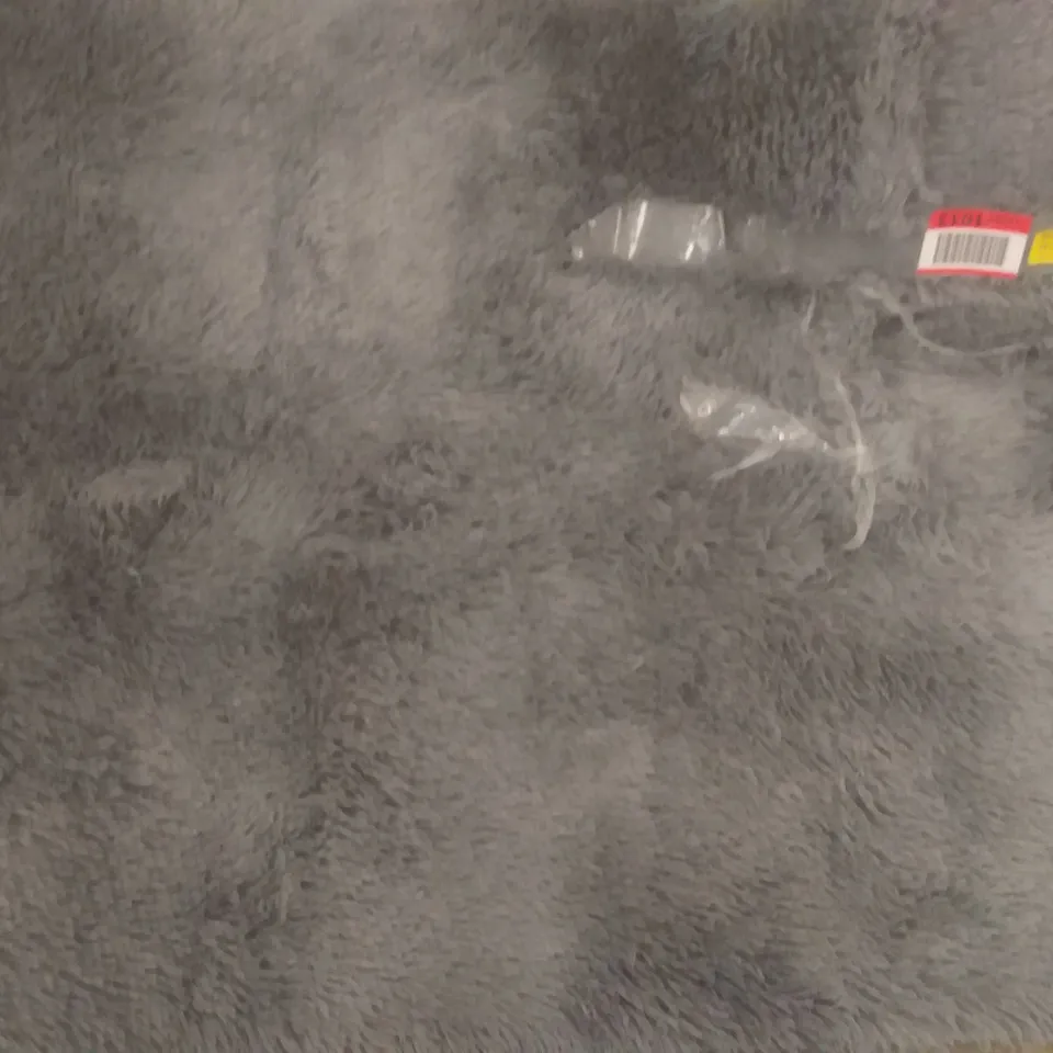 FLUFFY SHAGGY RUG GREY 80X140CM