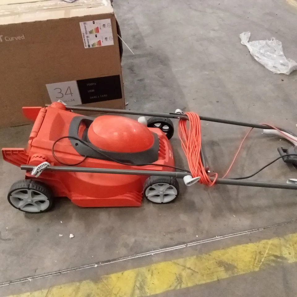 FLYMO EASISTORE 380R CORDED ROTARY LAWNMOWER