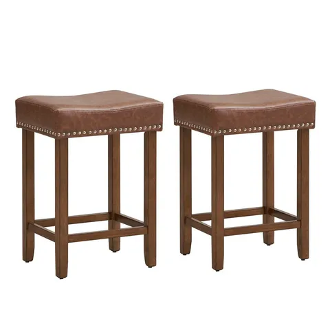 BOXED KEIRAN UPHOLSTERED COUNTER STOOL (1 BOX)