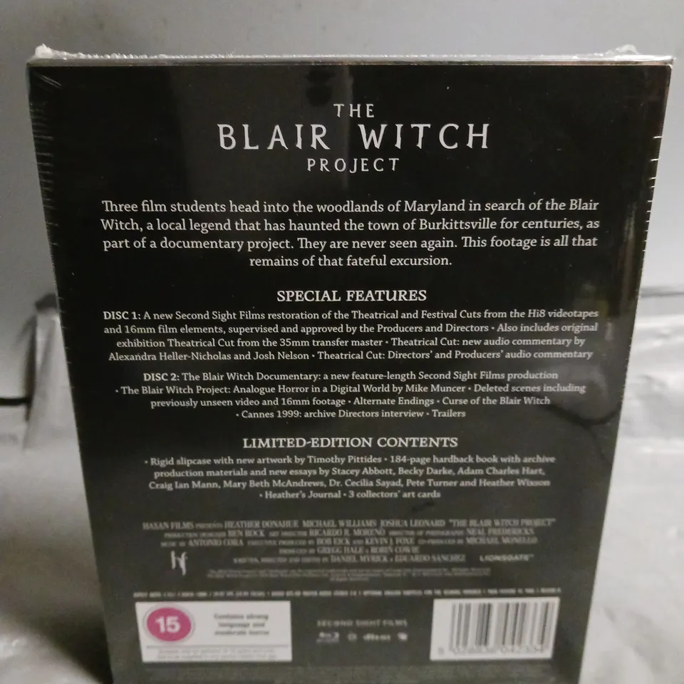 SEALED THE BLAIR WITCH PROJECT LIMITED EDITION BLU-RAY 