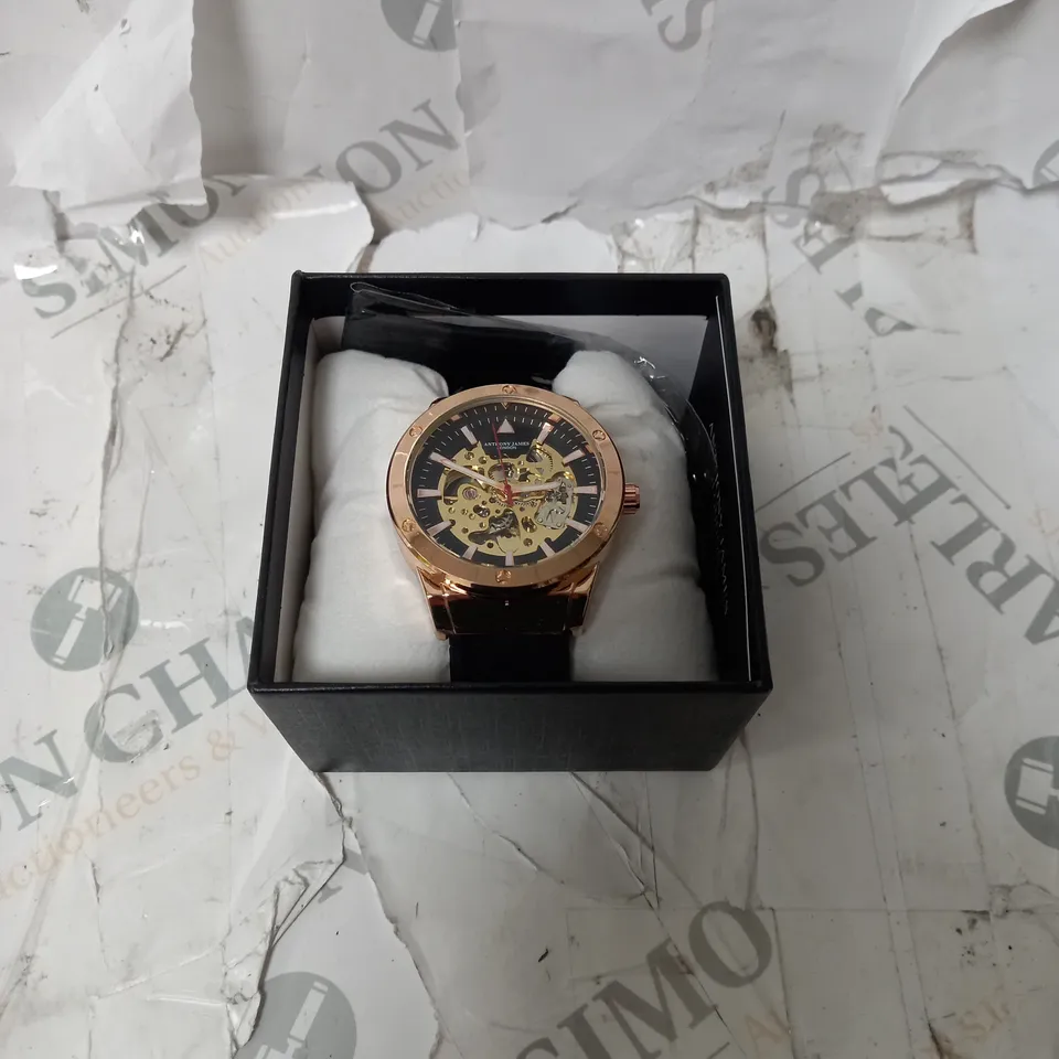 ANTHONY JAMES LTD ED EXPEDITE AUTOMATIC WATCH - WATER RESISTANT 3 ATM.