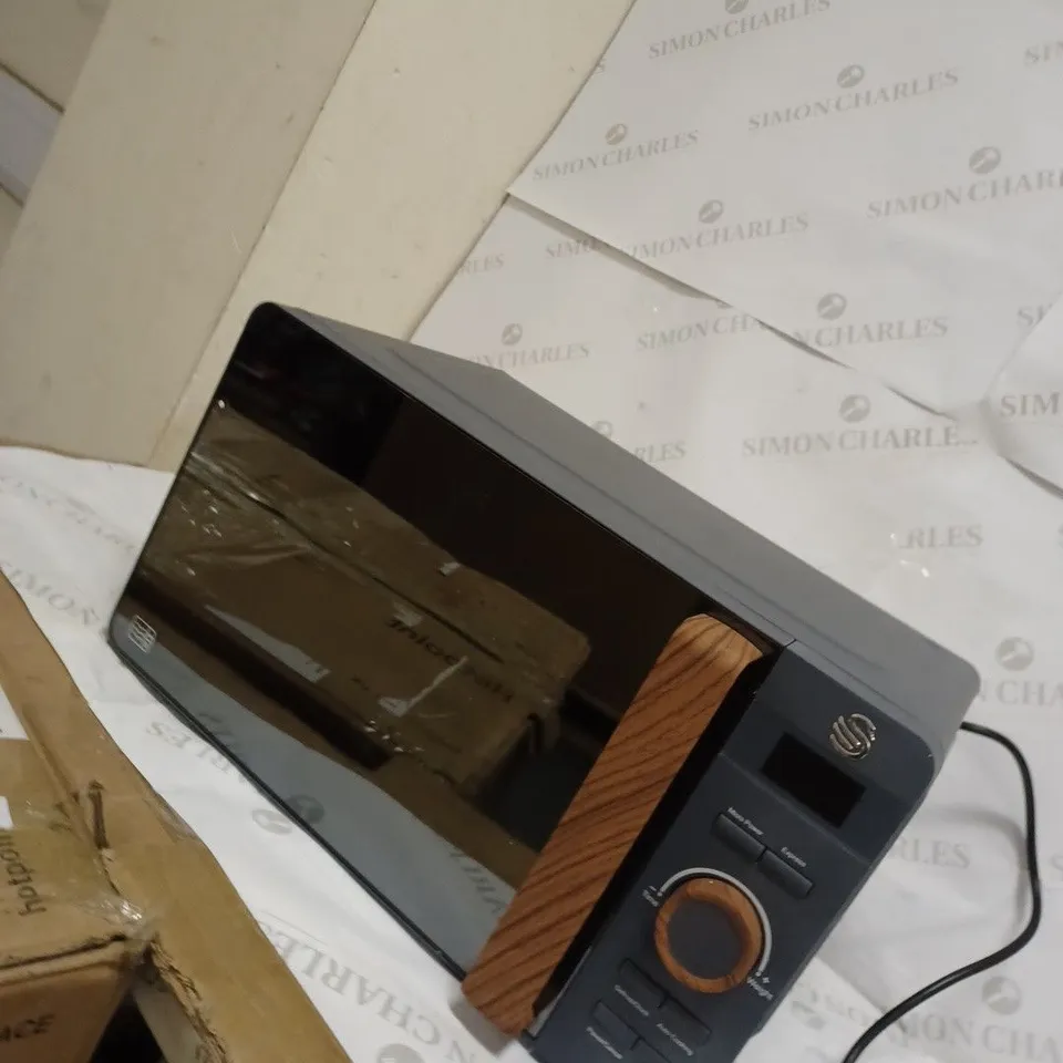 SWAN 20L NORDIC DIGITAL LED MICROWAVE - GREY