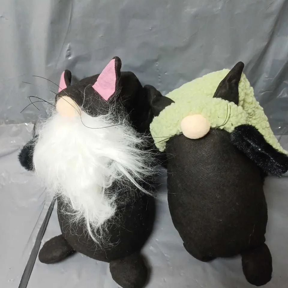 FESTIVE HALLOWEEN BLACK CAT GONKS RRP £19.99