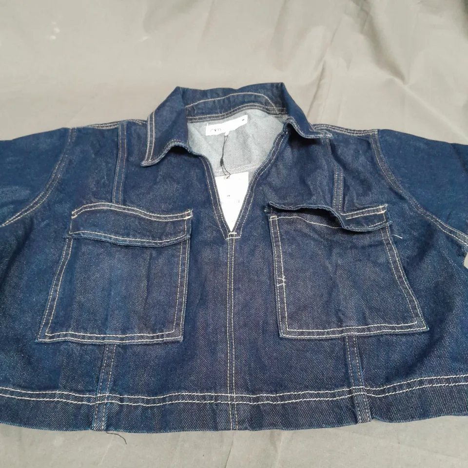 ZARA DARK DENIM JACKET - EUR LARGE