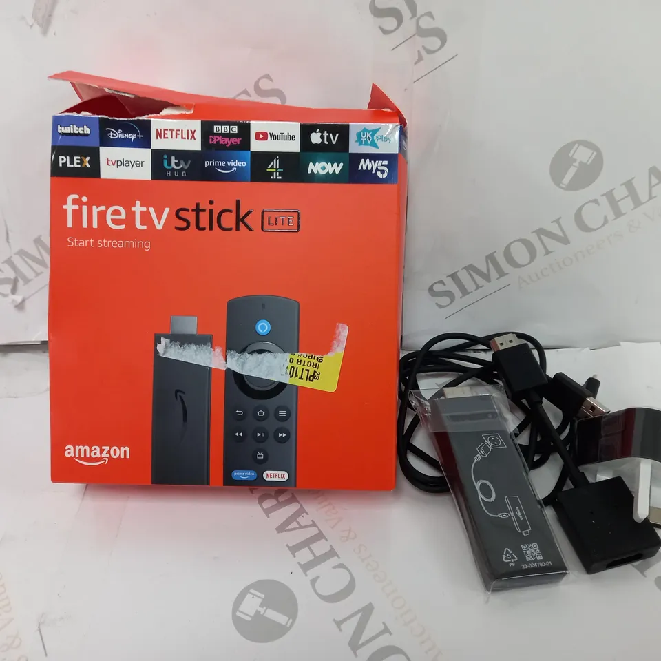 BOXED AMAZON FIRE TV STICK LITE - MISSING REMOTE