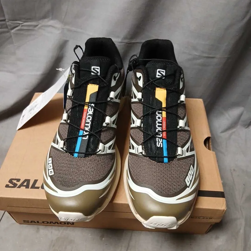 SALOMON XT-6 RECUT MEN'S TRAIL SHOES, UK 7.5 (EU 41 1/3)