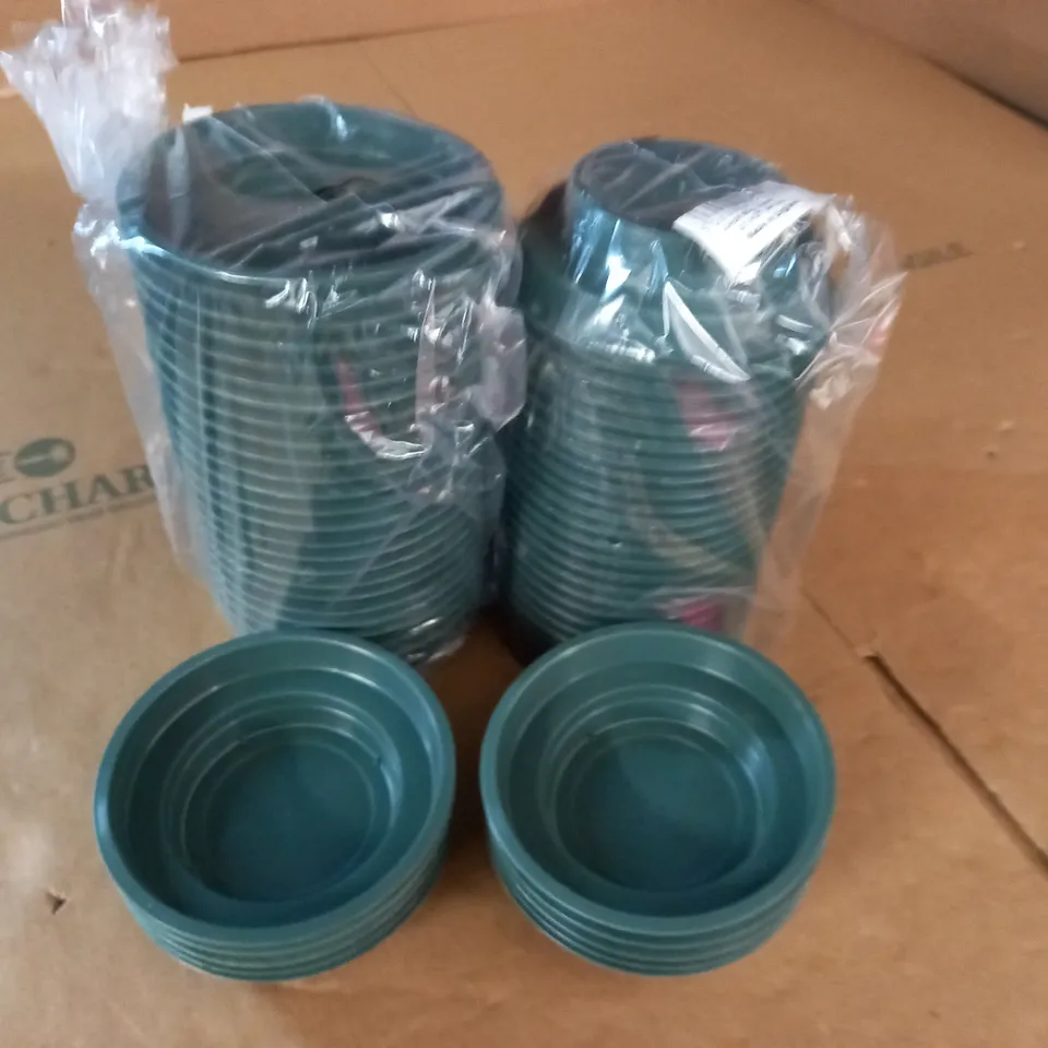 LOT OF APPROXIMATELY 50 JUNIOUR SMALL GREEN BOWLS