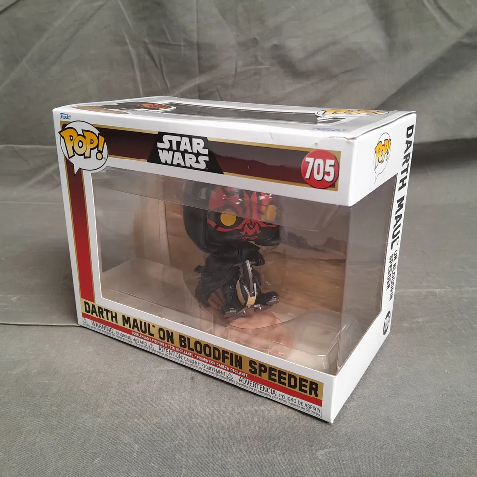 POP! STAR WARS - DART MAUL ON BLOODFIN SPEEDER BOBBLE HEAD - 705