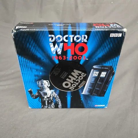 BOXED CORGI BBC DOCTOR WHO 1963-2003 FIGURES