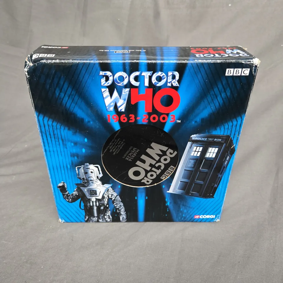 BOXED CORGI BBC DOCTOR WHO 1963-2003 FIGURES 