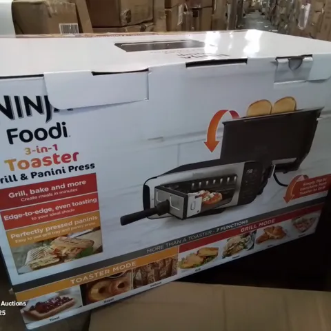 NINJA FOODI 3-IN-1 TOASTER, GRILL & PANINI PRESS ST200UK