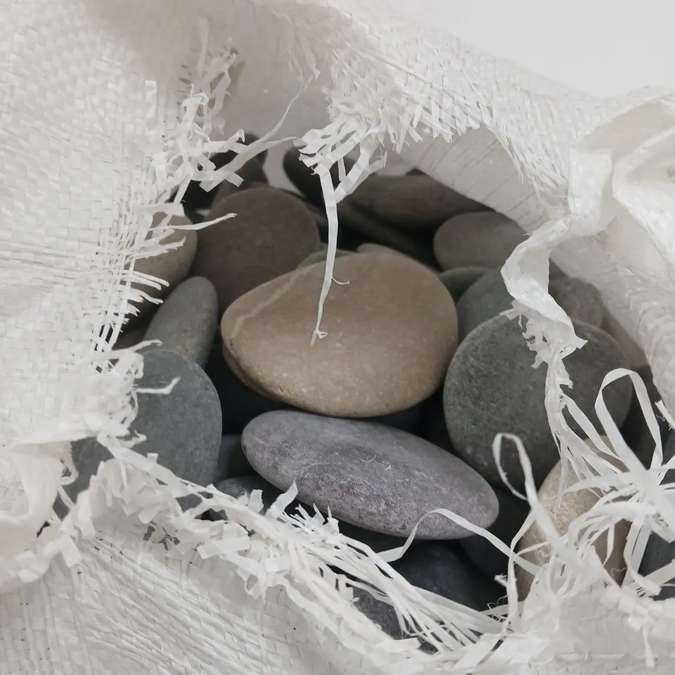 100 PCS LARGE RIVER PEBBLES FOR PAINTING, 5.5–8.5 CM