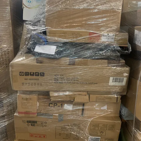 PALLET OF ASSORTED ITEMS TO INCLUDE BATHROOM MIRROR, FACE CLEANSER AND FOOT MASSAGER