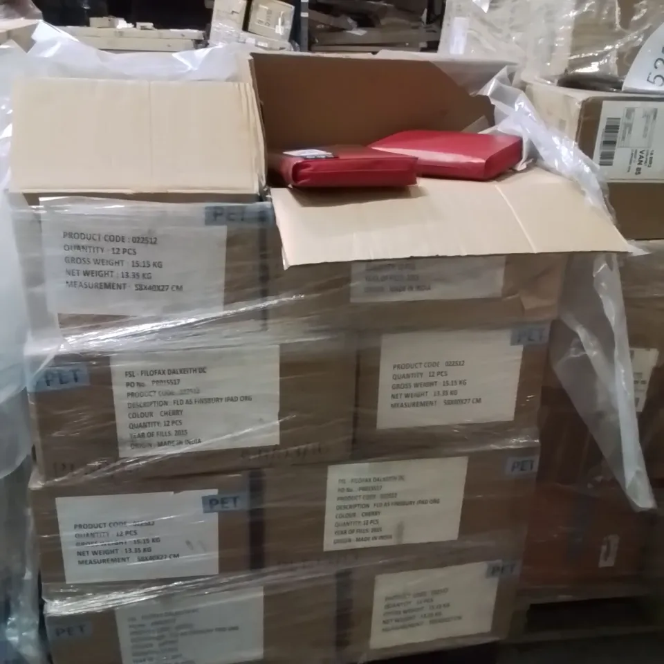 PALLET OF A5 IPAD ORGANISERS