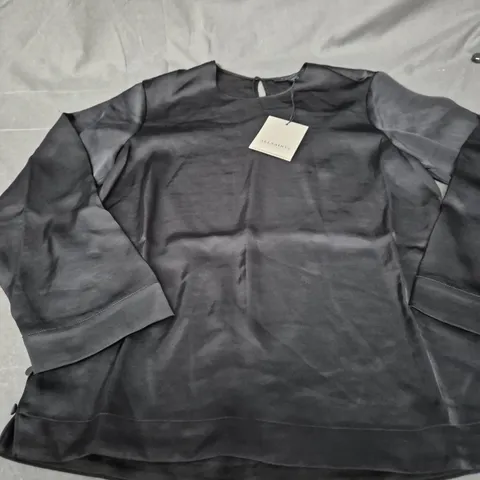 ALLSAINTS LEANNE TOP – BLACK – UK 8 (US 4)