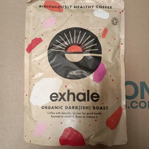 EXHALE ORGANIC DARK(ISH) ROAST COFFEE - 450G