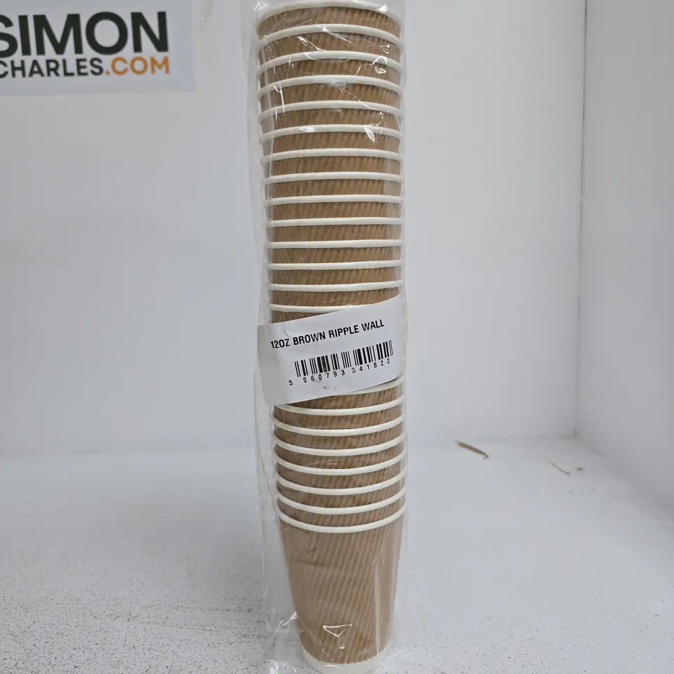 BOX OF APPROXIMATELY 500 RIPPLE CUPS