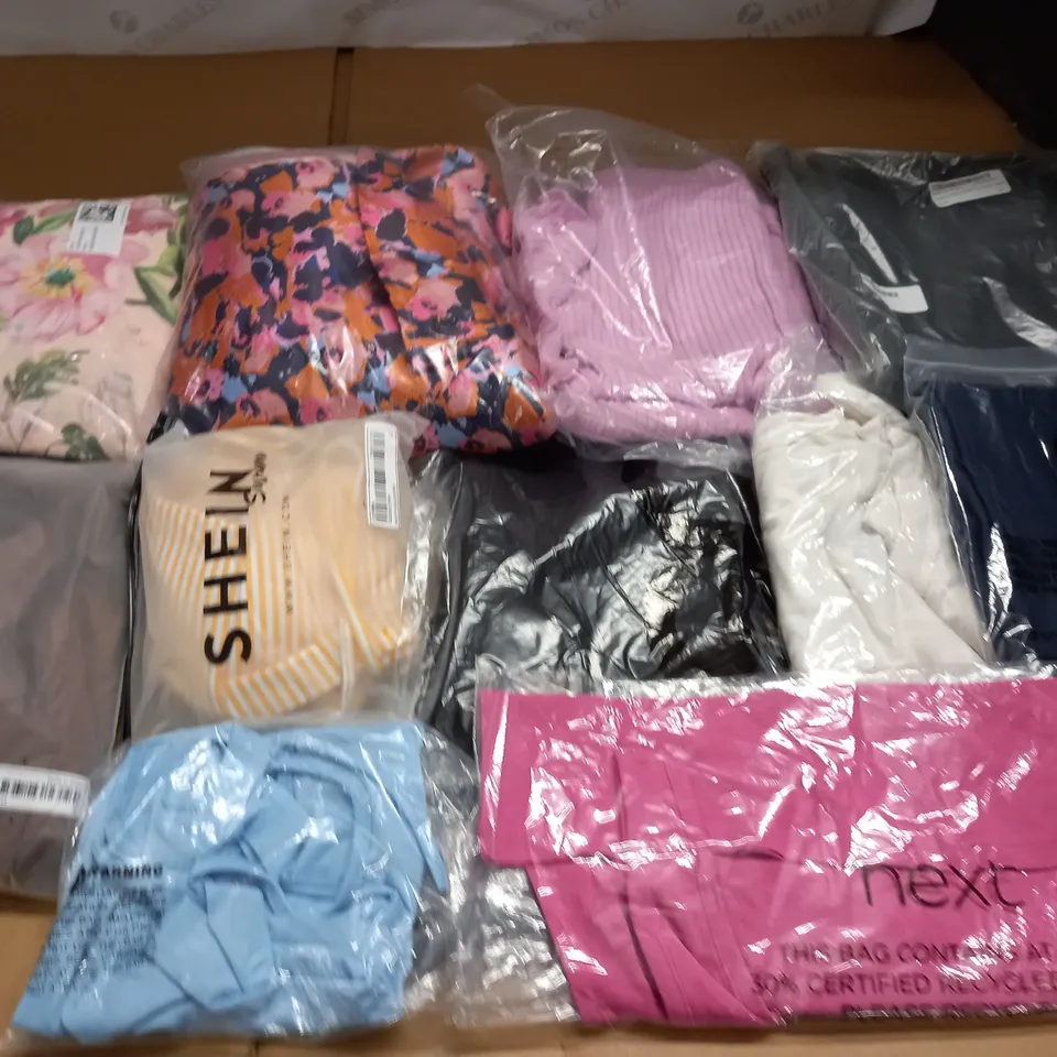 LARGE QUANTITY OF ASSORTED BAGGED CLOTHING ITEMS TO INCLUDE NEXT AND SHEIN