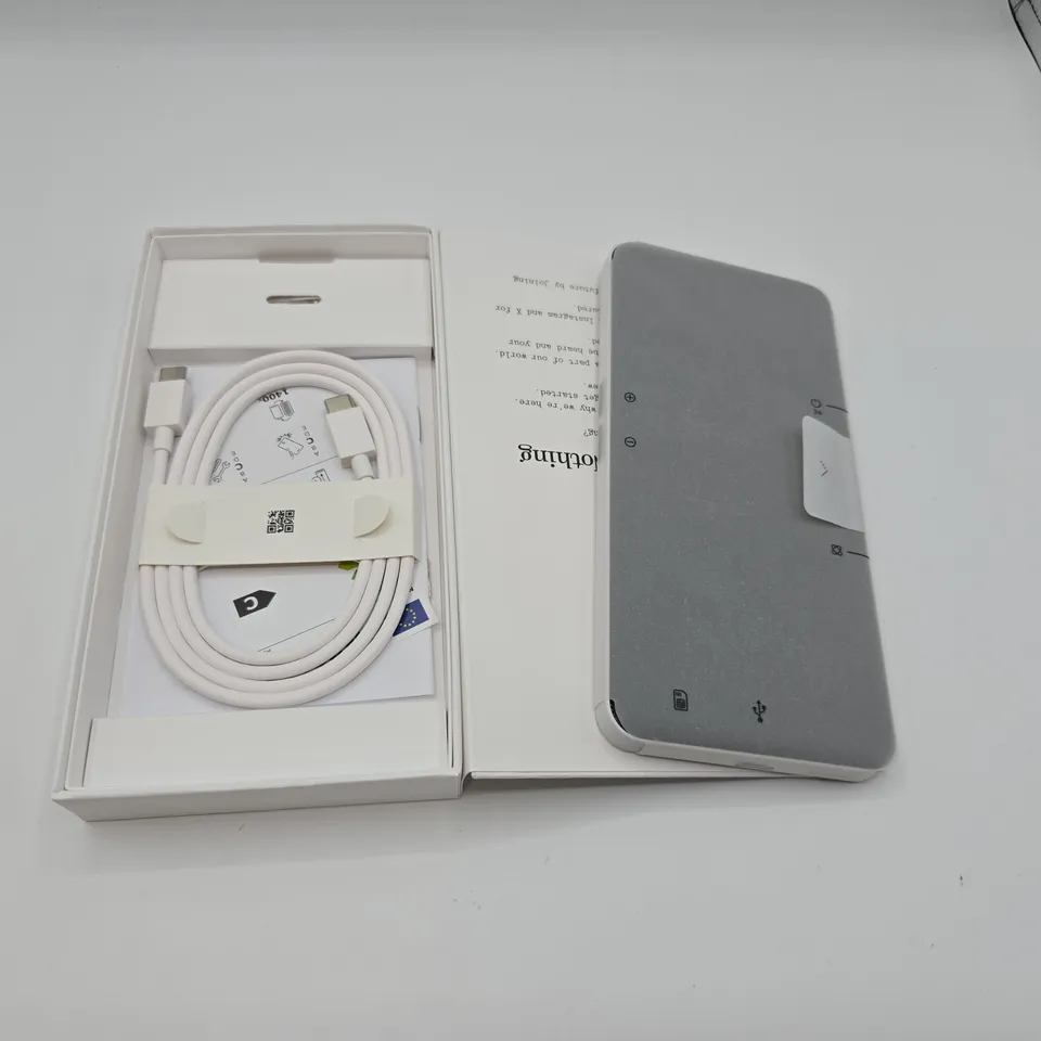 BOXED NOTHING PHONE 3A 12/256GB IN WHITE - A059