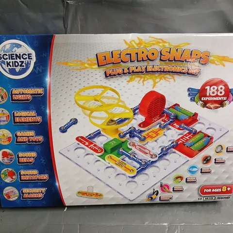 SCIENCE KIDZ ELECTRO SNAPS PLUG & PLAY ELECTRONIC SET