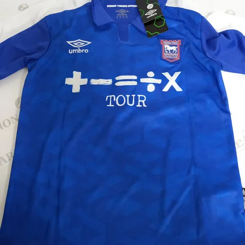 UMBRO IPSWICH FOOTBAL CLUB SHIRT - '10 CHAPLIN' - EU 26
