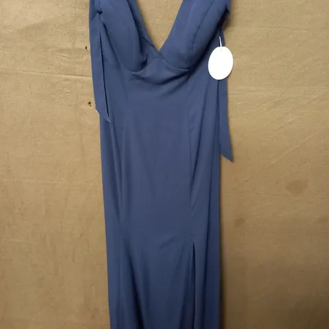 W.TOO BY WATTERS NAVY BLUE OCCASIONAL DRESS - 8