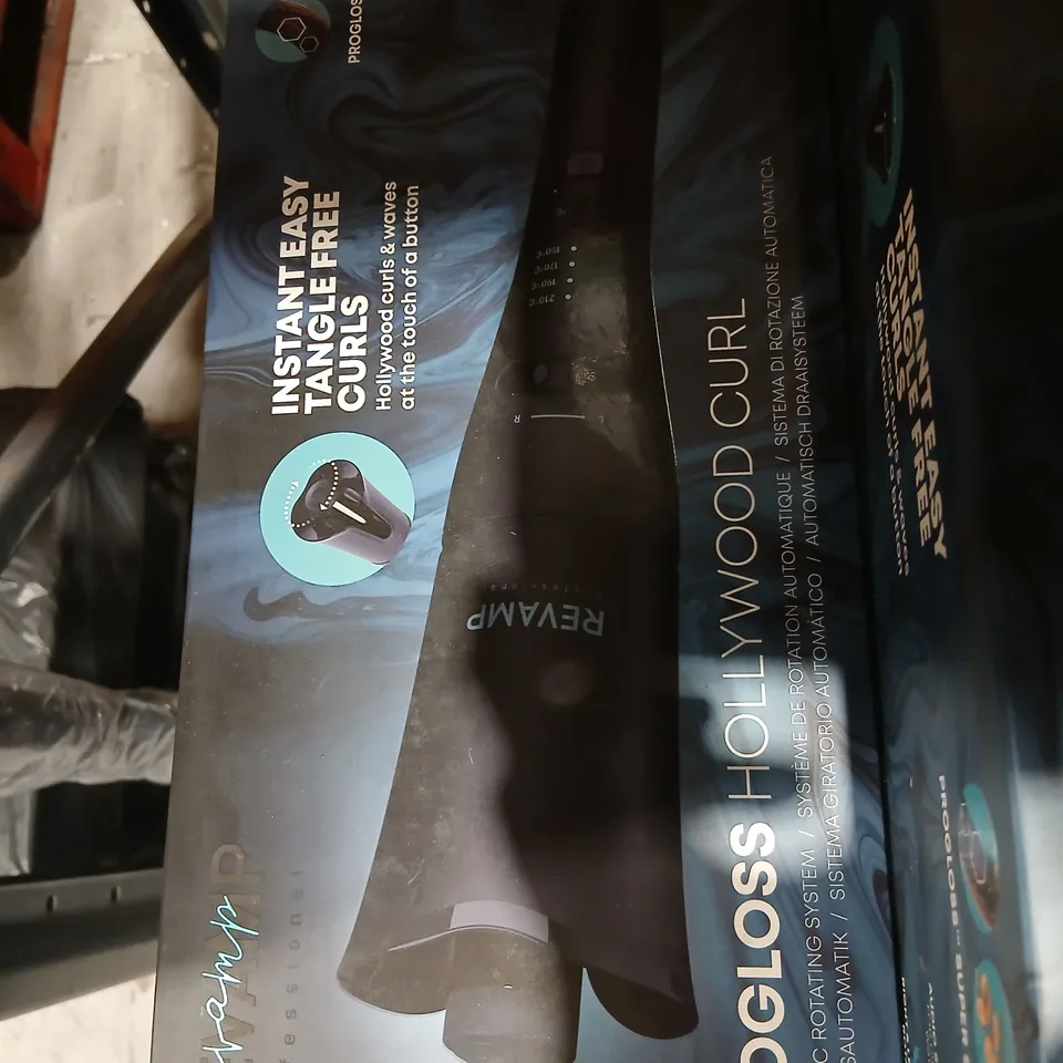 BOXED REVAMP PROGLOSS HOLLYWOOD CURL AUTOMATIC ROTATING SYSTEM