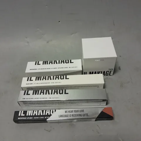 LOT OF 5 IL MAKIAGE PRODUCTS TO INCLUDE FACE CREAM, MASCARA AND LIP PLUMPER