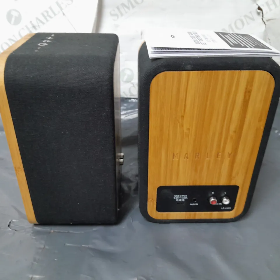 LOT OF 2 UNBOXED MARLEY GET TOGETHER BLUETOOTH SPEAKERS