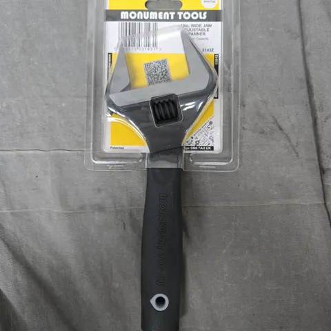 MONUMENT TOOLS 10IN WIDE JAW ADJUSTABLE SPANNER 