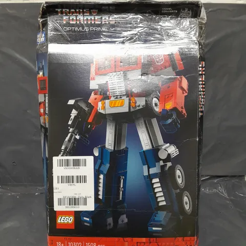 BOXED LEGO TRANSFORMERS OPTIMUS PRIME 10302