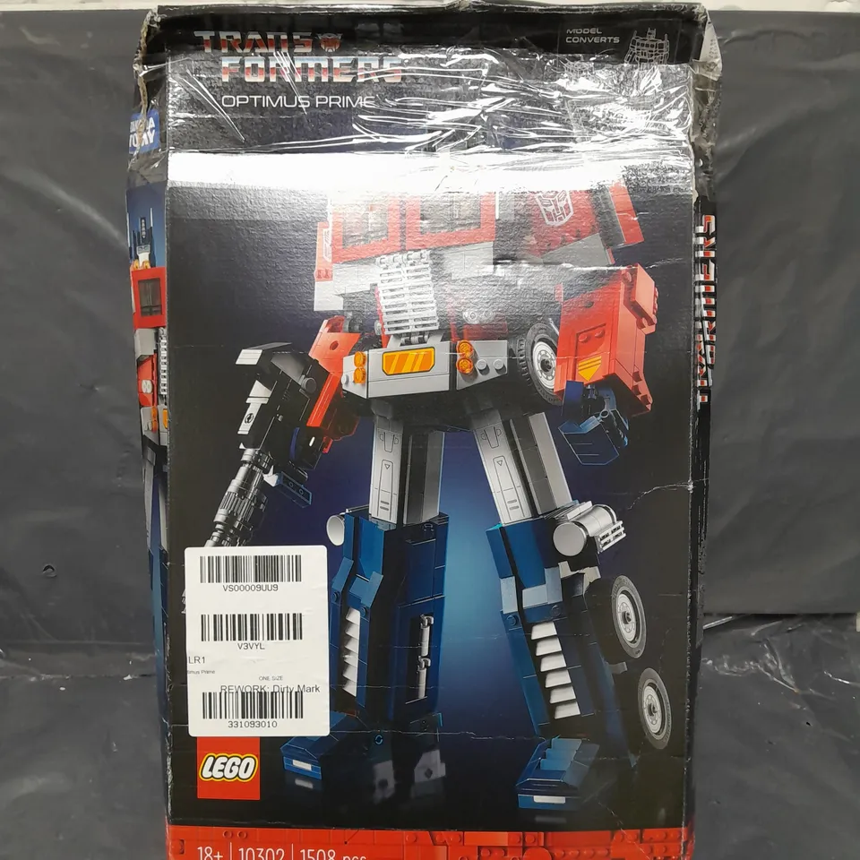 BOXED LEGO TRANSFORMERS OPTIMUS PRIME 10302 RRP £149